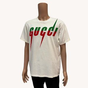 Gucci Gucci Blade Logo Print T-Shirt